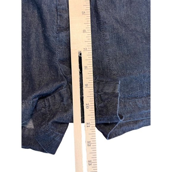 Loft Women’s Dark Denim Shorts Hemmed Size 0 /25 - Picture 5 of 7